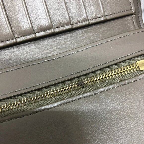 CELINE 10B643BRU Bicolor Medium Strap Compact Wallet Folded wallet - Picture 5 of 14